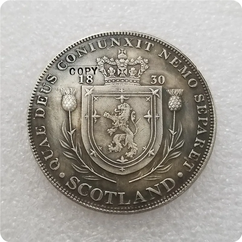 1830 Корона Уильям IV шотландский щит серебро Копировать