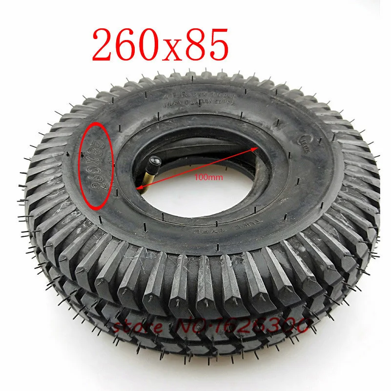 Шина 260x85 и внутренняя труба 3 00 4 (10x3 дюйма 260*85) Knobby Scooter ATV шины для картинга