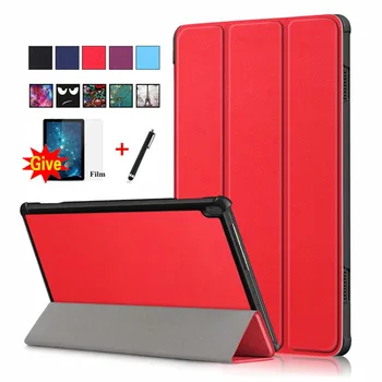 

Case For Lenovo Tab M10 TB-X505F TB-X605L TB-X605 10.1" Smart Cover Funda Ultra Slim Magnetic Folding Skin Stand Shell +Film+Pen