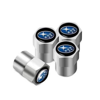 

4Pcs 3D Metal Tire Valve Caps Car Tyre Air Stems Cover For Subaru Legacy Impreza Forester Mpreza Tribeca XV BRZ WRX Ascent