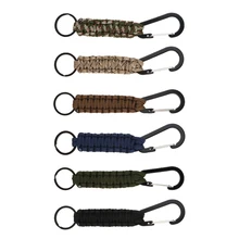 На открытом воздухе набор для оказания первой медицинской помощи 7 нитей Paracord шнурки брелок с карабином пряжка с застежкой-крючком
