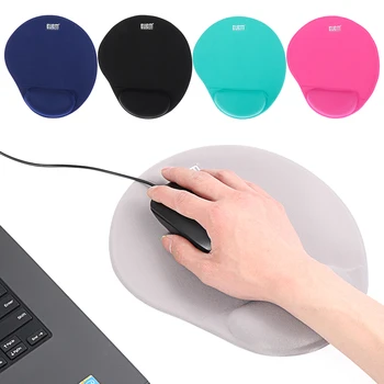 

Portable Non Slip PC Mousepad Ergonomic Solid Comfortable Mouse Pad Mat With Wrist Rest Support Mice & Keyboards Accessories