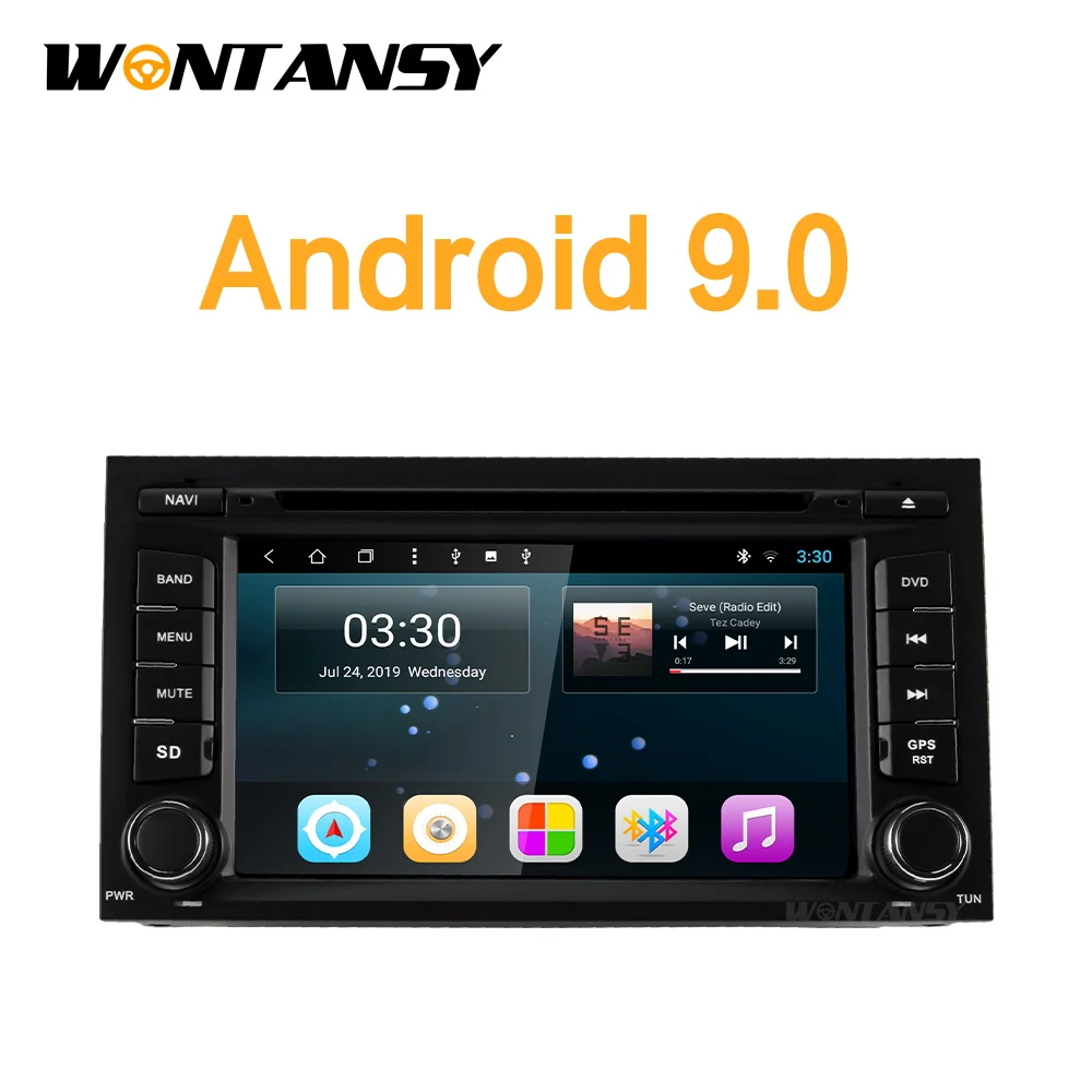 Sale Wontansy android 9.0 car dvd for Seat Leon 2013 2014 2015 2016 2017 2018 Radio Car Stereo dvd player 2