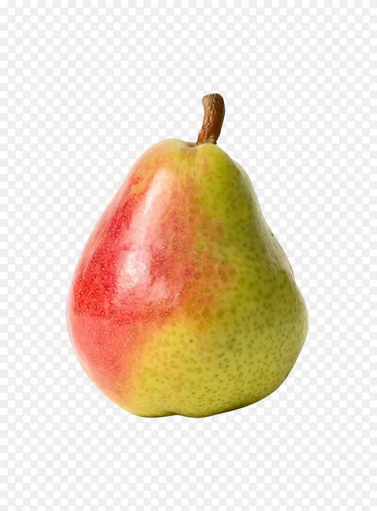 png梨果蔬剪贴画-红黄梨png图片