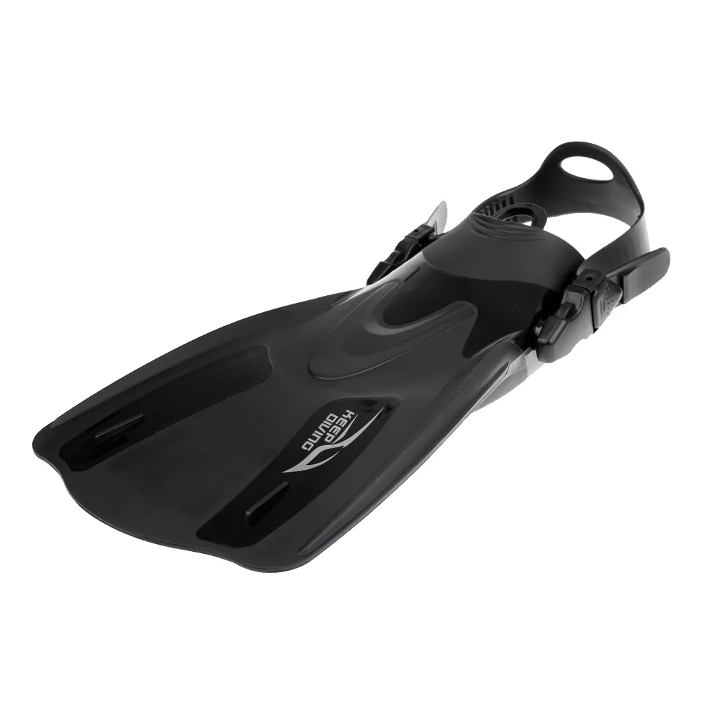 Professional Scuba Diving Swimming Snorkeling Fin Flippers with Mask & Dry Snorkel Full Combo Gear Set