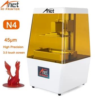 

Anet N4 3D Printer 45μm High Precision DLP LCD SLA 3D Printer VU Resin Kit 3D Printer High Precision Print Size 120*65*138mm