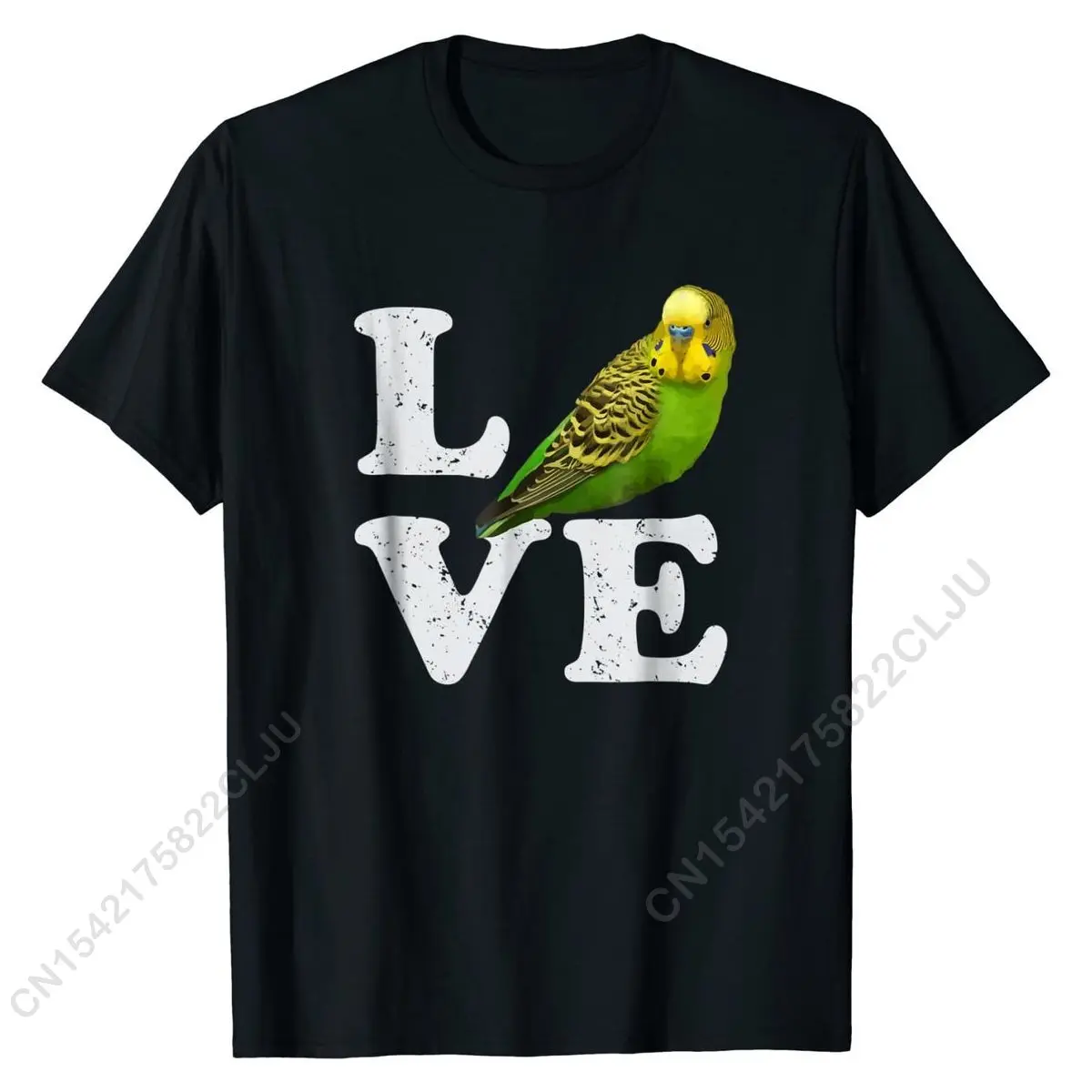 Tanie Kocham moją koszulkę Budgie | Parakeet Budgerigar Graphic Tee Casual koszulki dla