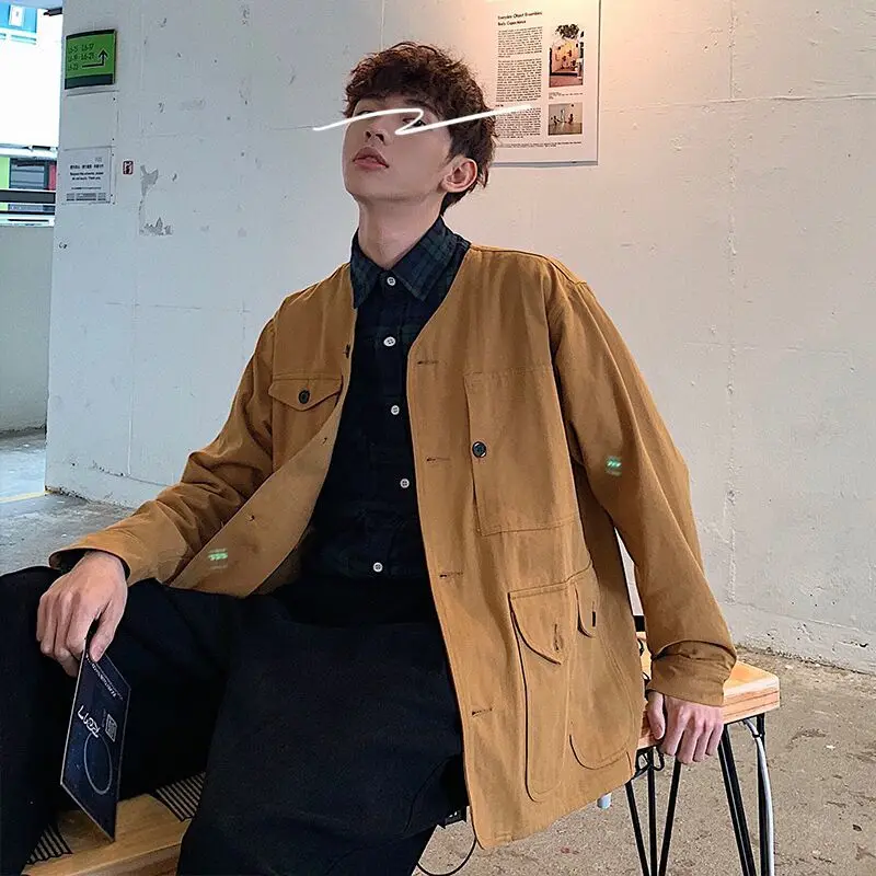 Сама мужская куртка странные вещи спортивная одежда уличная спортивная Harajuku Хип Хоп вечерние платья модные карманные пальто Jaqueta Masculina