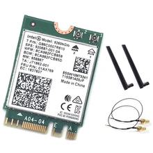 Двухдиапазонный процессор Intel 9260 9260NGW 802.11Ac 1730 Мбит/с WiFi+ Bluetooth 5,0+ 6Dbi M.2 IPEX MHF4 U. Fl RP-SMA Wifi антенна