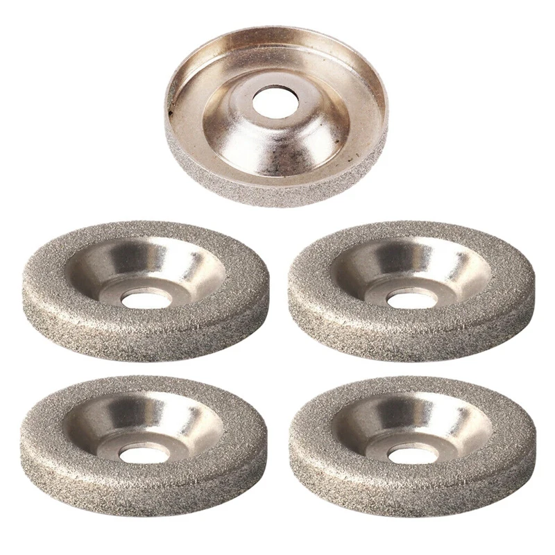 5Pcs 180 Grit Diamond Grinding Wheel Multi Purpose Grinding Rig Special