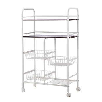 

Cannes Double Row Mesh Basket Multi-functional Kitchen Cabinet Coffer