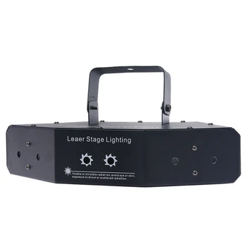 

RGB Linear Beam Image Lines Beam Scans DMX DJ Dance Bar Coffee Xmas Home Party Disco Effect Lighting Light System Show (EU Plug)