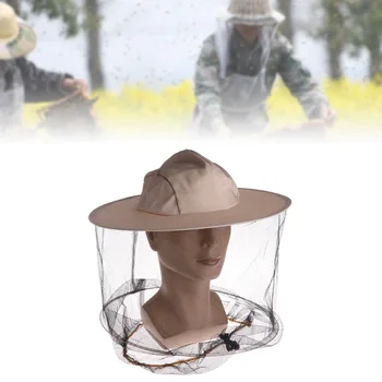 

Beekeeping Guard Cowboy Hat Mosquito Bee Insect Bug Veil Net Hat Face Protector