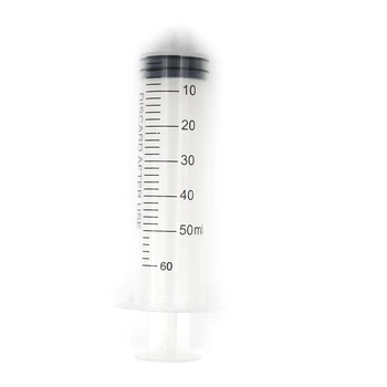 

50ML Chemical Physics Experiment Class Teaching Tool Plastic Without Needle Syringe Laboratory Tool