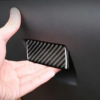 

For Cadillac XT5 2016-2017 Carbon Fiber Interior Toolbox Handle Panel Decoration Sticker Car Accessories Auto Styling