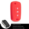 KEYYOU 3BTN Silicone Flip Car Key Cover Case For Kia RIO K2 K3 K5 Ceed Cerato Sportage SOUL For Hyundai Verna i20 i30 ► Photo 3/6