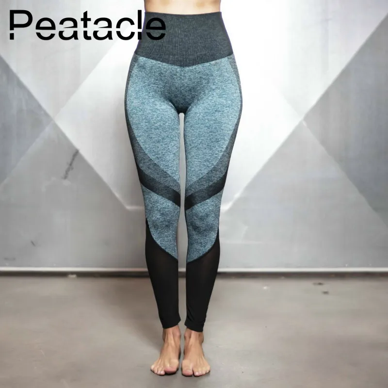 Колготки Peatacle, женские спортивные Леггинсы для фитнеса, спортзала, йоги, штаны для женщин, резинка для волос, Vital, бесшовные, Flex, высокая талия, пуш-ап