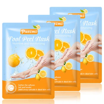 

24pcs/12packs Whitening Exfoliating Foot Mask for Legs Peel Patches Feet Peeling Mask Socks Pedicure Remover Calluses Skin Care