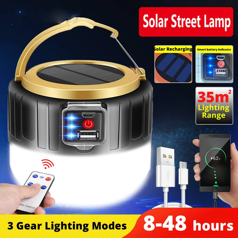 ZK30 USB Rechargeable Super Bright Searchlights Solar power LED Work light Portable Lanterns Night lighting Emergency Light | Освещение