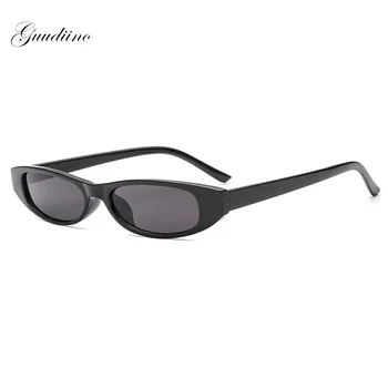 

Vintage Small Rectangle Sunglasses Women Punk Mirror Sun Glasses Shades Uv400 Black Eyewear Stylish Glasses On Narrow Face MM54