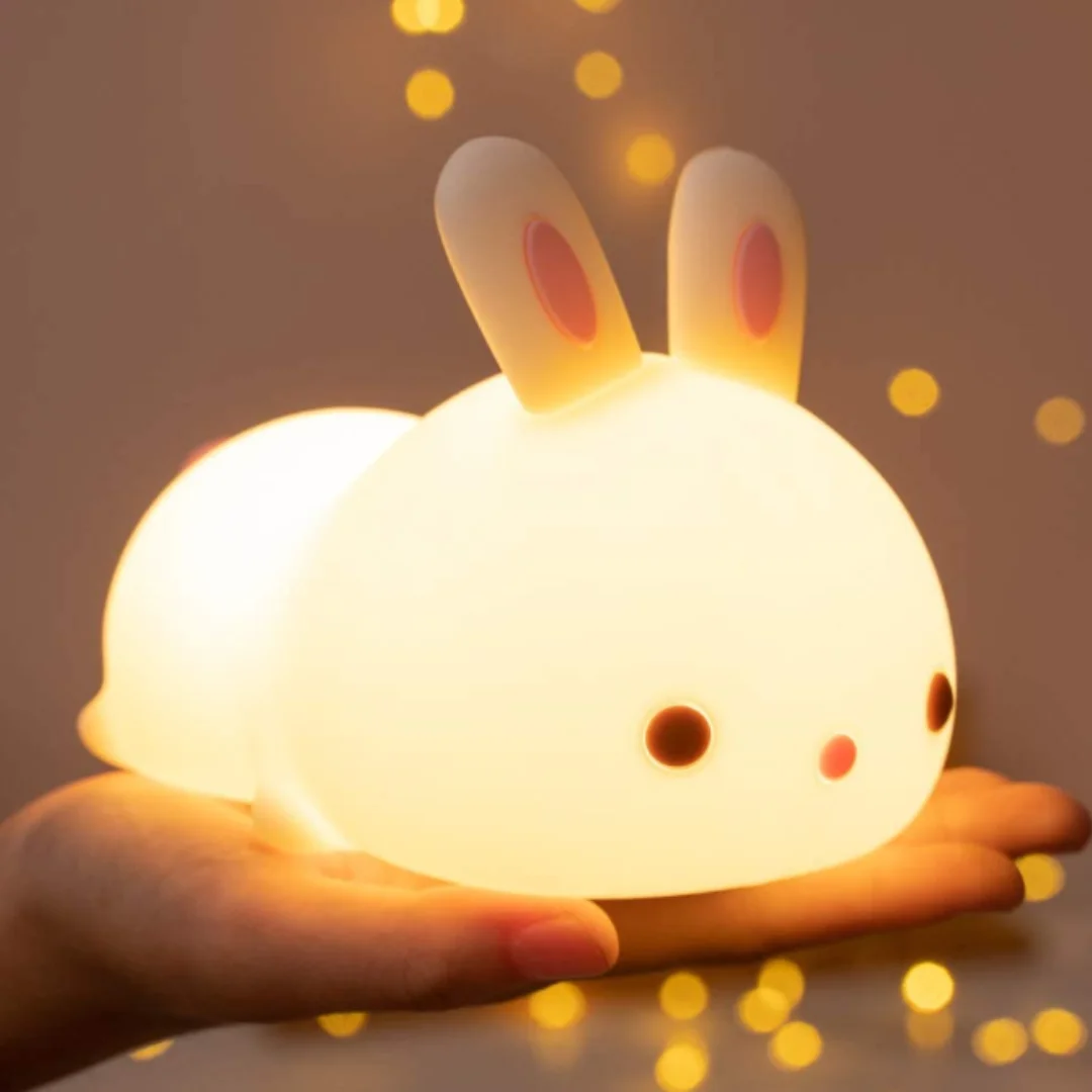 

Cute Bunny Kids Night Decoration Lamp Xmas Christmas Lights Creative Room Decor