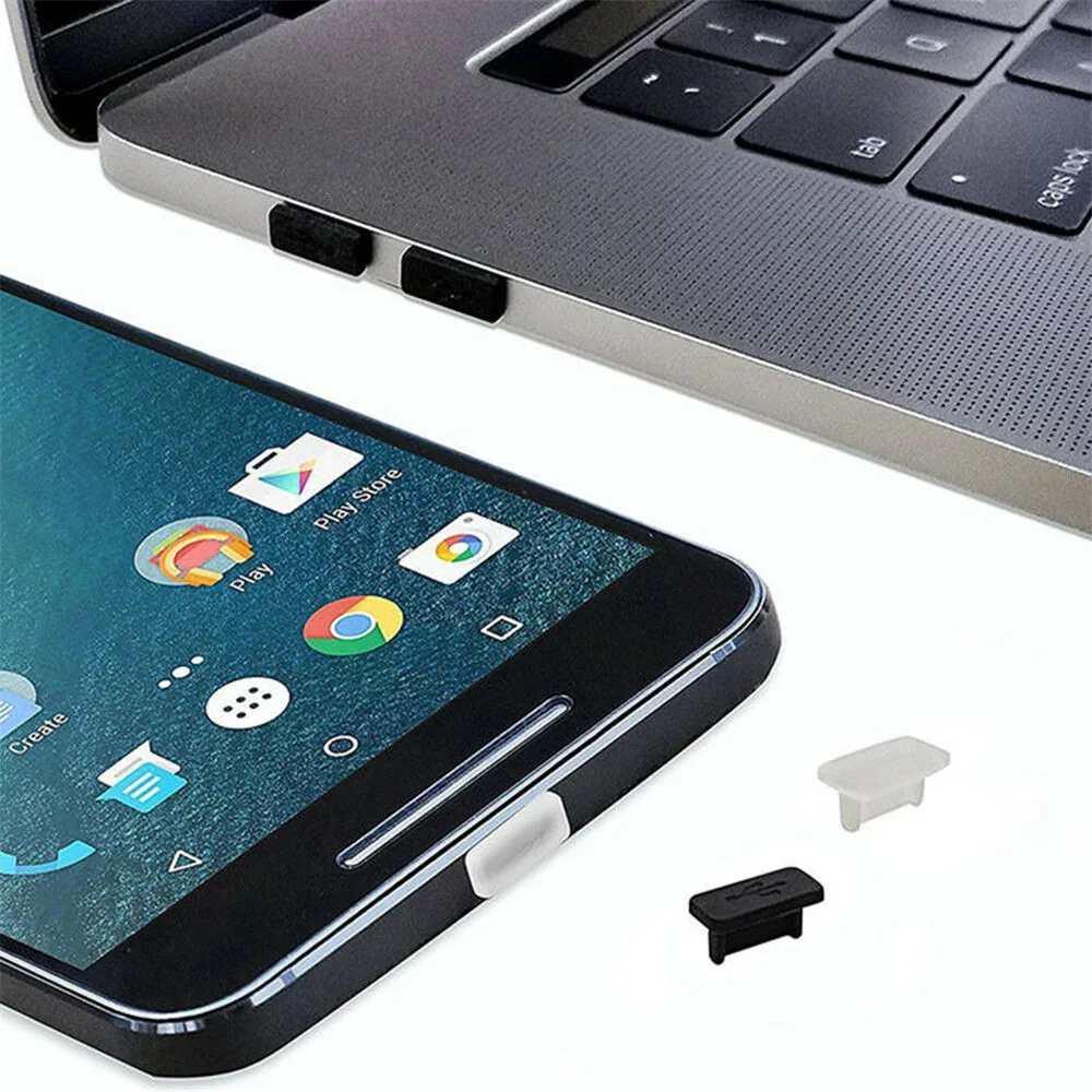 Для samsung huawei Xiaomi type-C силиконовая противопылевая заглушка зарядка защита порта крышка USB C Анти-пыль аксессуары для телефонов