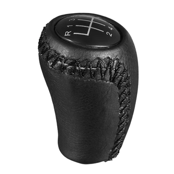 

6 Speed Leather Gear Knob Stick Shift For Mazda 3 Bk Bl/ 5 Cr Cw/ 6 Ii Gh