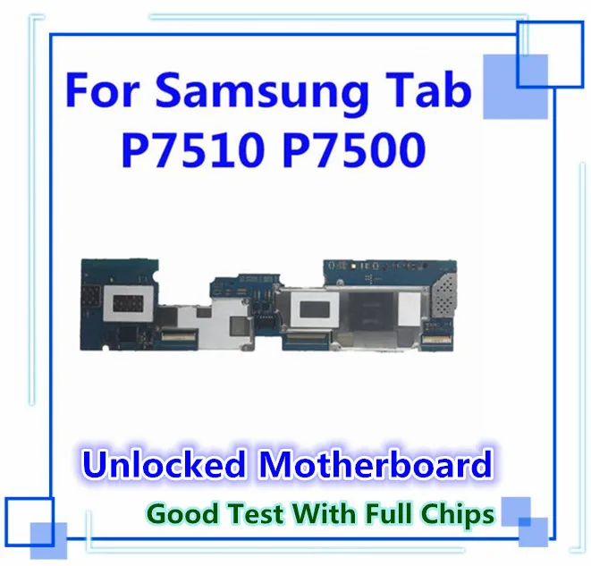 Разблокирована для samsung galaxy Tab P7510 P7500 материнская плата 16 ГБ galaxy Tab материнская плата Android карта с чипом материнская плата P7510 P7500