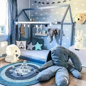 

Kids Rabbit Play Mats Cotton Soft Super Thick Cute Bunny Toys Rug Newborns Crawling Blanket Floor Pad Warm Carpet For Baby Room