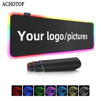 

Custom mouse pad RGB LED large gaming mousepad laptop desk mat large mouse pad diy gamers CSGO tank world speed control dota2