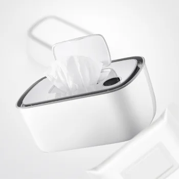

New Electric Baby Wet Tissue Dispenser Paper Case Napkin Heating Storage Box Warmer Temperature Control Thermostat Wipes Heater