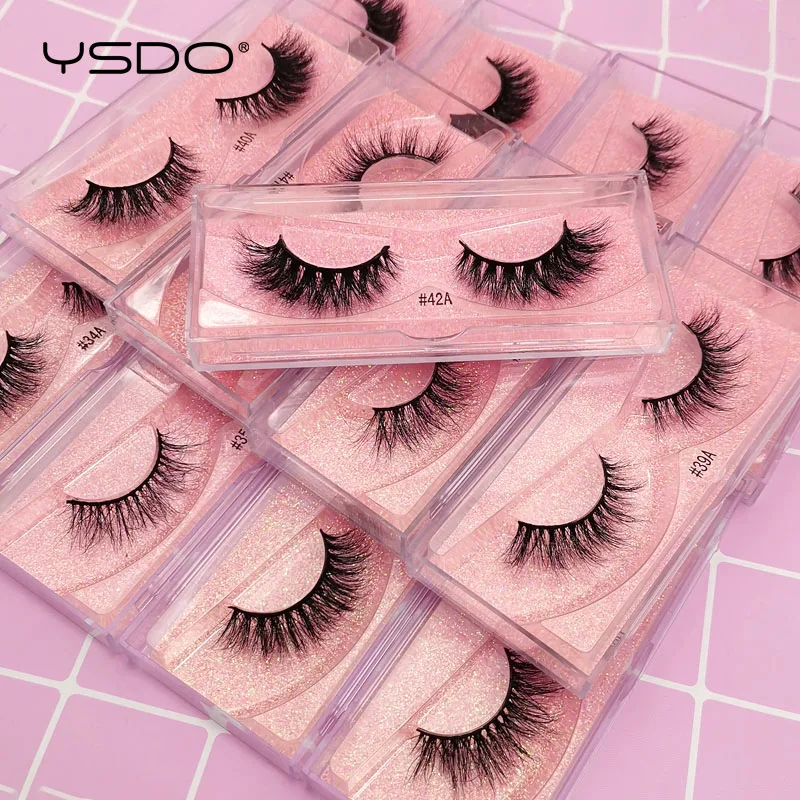 Good Deal Fake Lashes Makeup-Wispy Fluffy YSDO Natural Thick 1-Pair 3D Long EN1jyl5xW