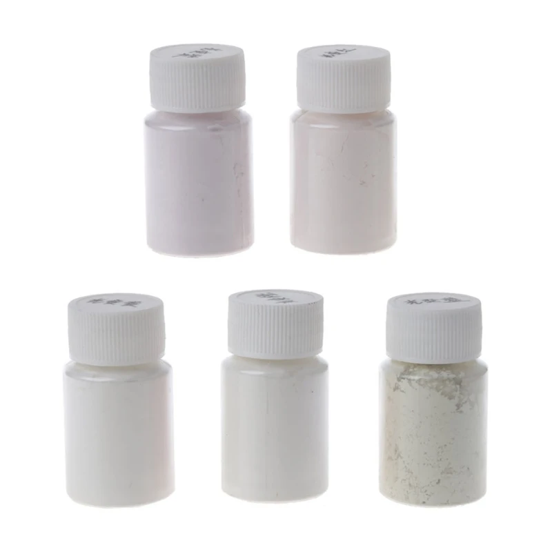 5Pcs UV Color Change Pigment Photochromic Expose to Sunlight Reactive Powder