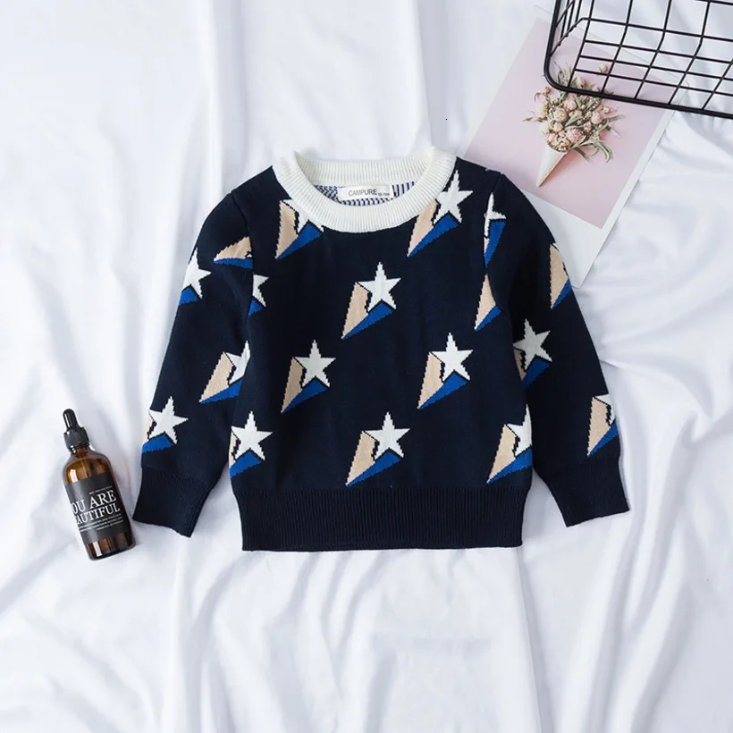 Toddler Boy Sweater Baby Girls Clothing Knitted Children Sweater Kids Cothes Pullover Baby Sweater Winter Xmas Clothes Girl
