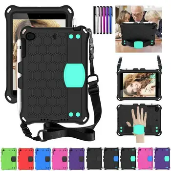 

For iPad Mini 5 2019 4 3 2 1 7.9 inch Kids Shockproof EVA Case Tough Heavy Duty Hard Tablet Cover Shoulder Strap