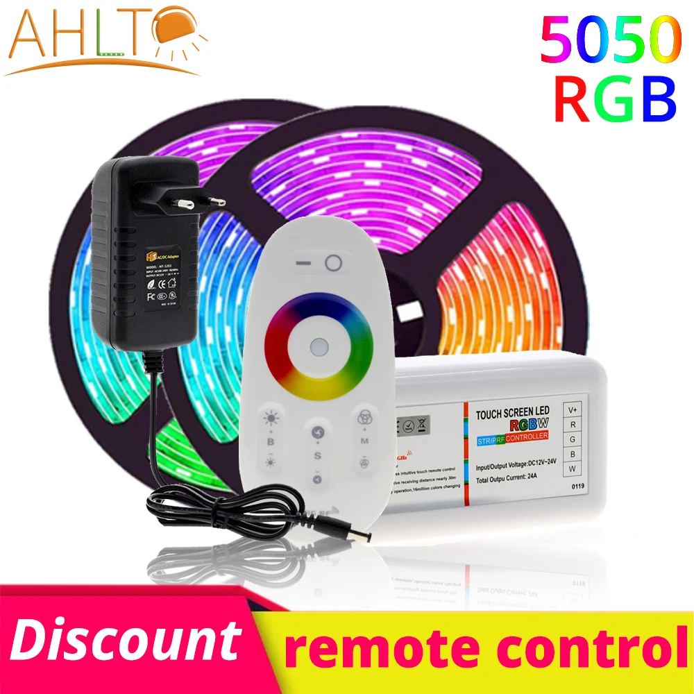 

5M 5050 RGB/RGBW/RGBWW 300LEDswaterproof Light Strip With Variable Color + Remote Control + 12V 3A Power Adapter Home Decoration