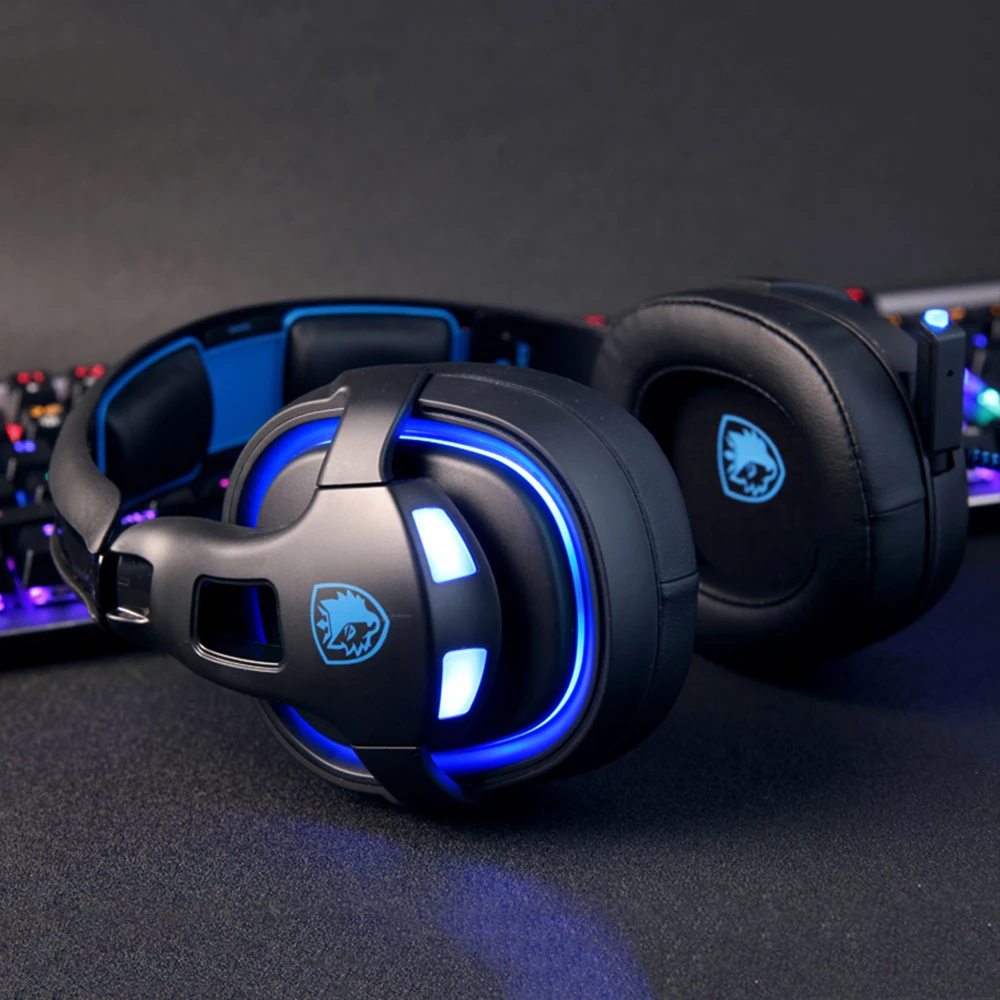 

R15 Gaming Headset Microphone 7.1 Light Emitting Noise Reduction Stereo Surround Gaming Headset with USB Suitable for Gamers