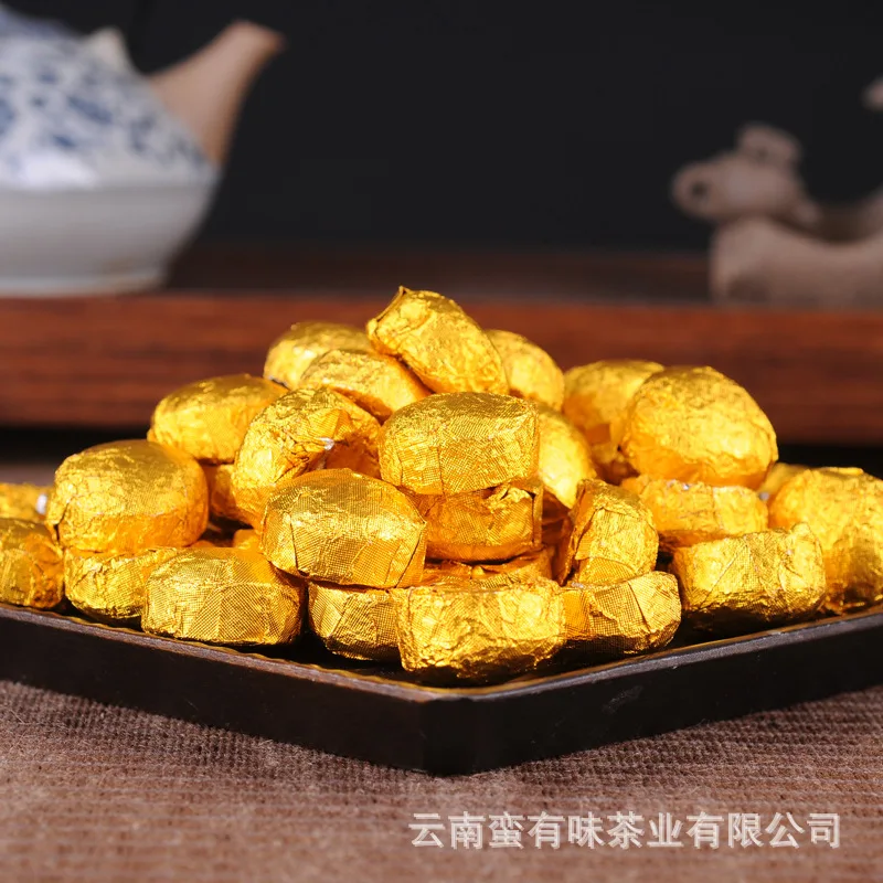 

China Yunnan Oldest Ripe Tea Old Class Ancient Tree Pure Material Detoxification Beauty Green Food