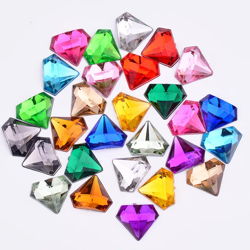 JUNAO-10-12mm-Clear-Crystals-Acrylic-Flatback-Rhinestone-Glue-On-Strass-Crystal-Fancy-Shape-Non-Sewing (4)