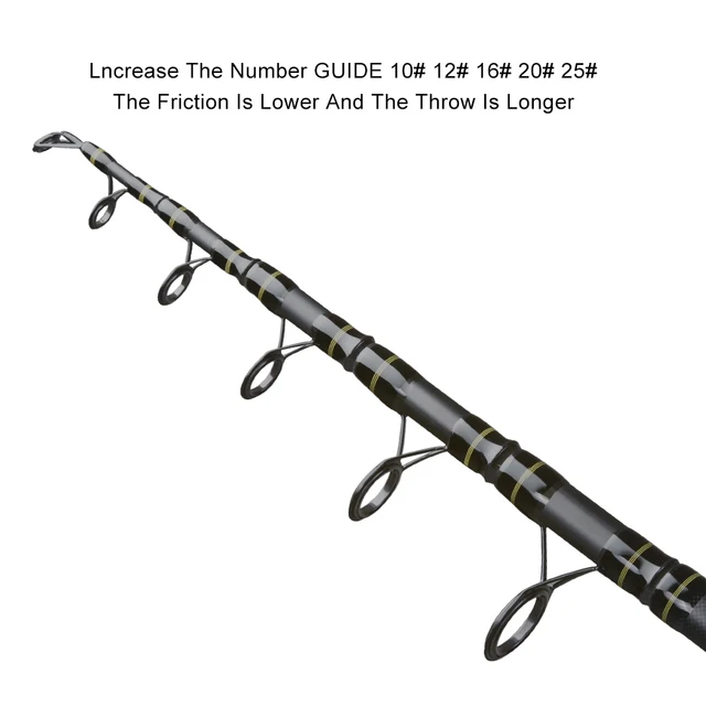 Wholesale 4pcs Carbon Carp Fishing Rod 2.1m/3m/3.6m/4.5m/5.4m