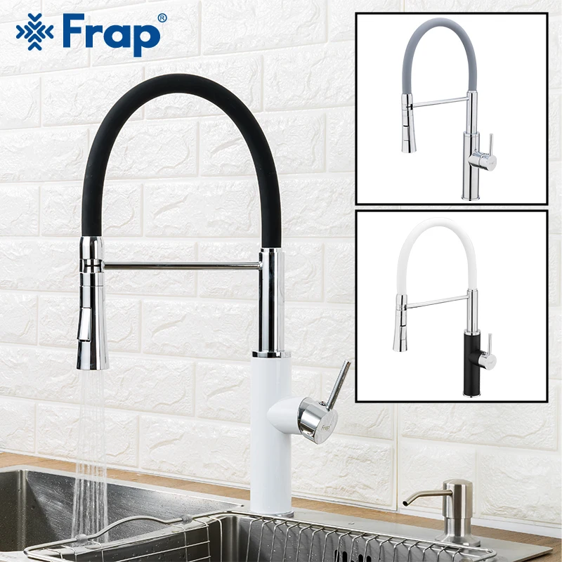 

FRAP kitchen faucets pull out water taps cold and hot water sink faucet 2 function spout kitchen mixer faucet grifo cocina