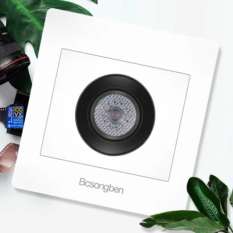 Voice switch intelligent second - line sound and light control delay sensor switch panel corridor energy - saving lamps 220v (15)