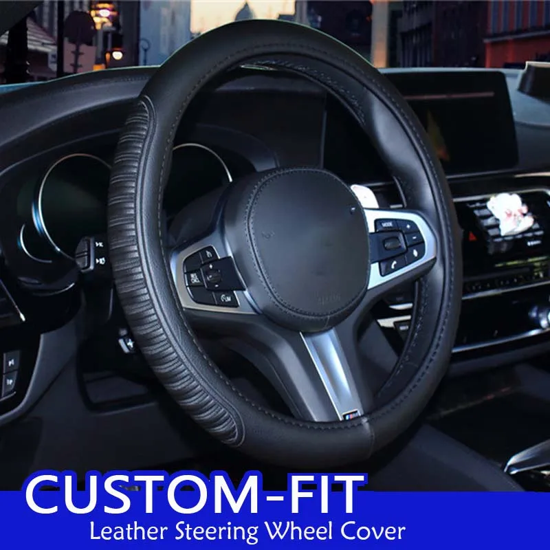 Кожаный чехол рулевого колеса автомобиля для nissan qashqai j10 kicks murano teana j32 x-trail t31 almera g15 juke patrol tiida patrol