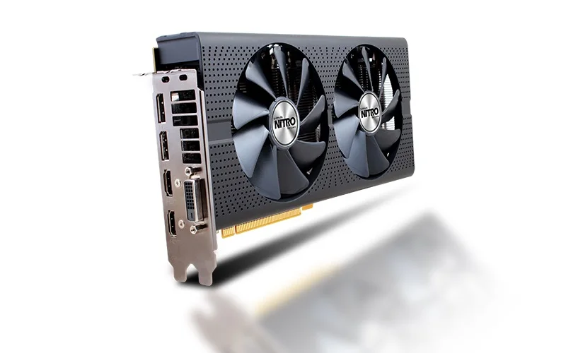 Графическая карта SAPPHIRE rx580 2048sp 8G OC radeon GDDR5 256bit 14nm amd 8000MHz 1306MHz DirectX 12 2048 шт видеокарта для игр