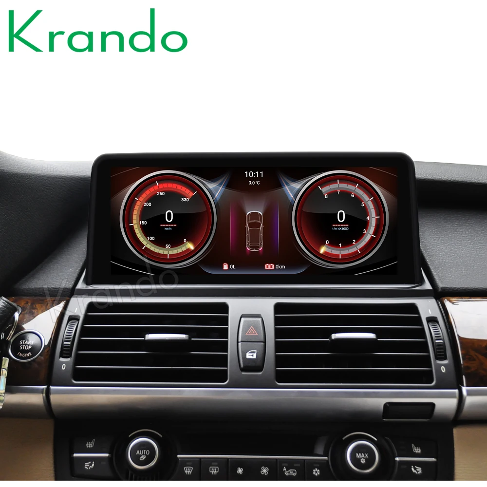 Krando Android 10 0 4 ГБ 64 25 ''автомобиля Navi аудио для BMW X5 E70/X6 E71 F15 2007 2017 CIC CCC НБТ