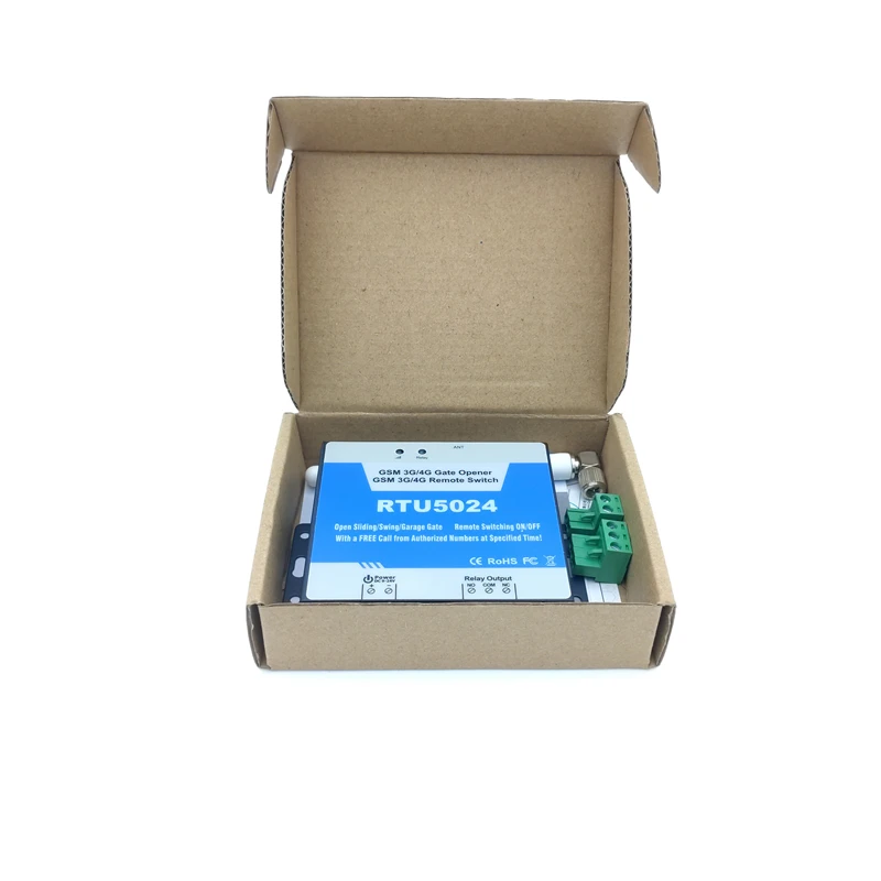 RTU5024 GSM Gate Opener Relay Switch Wireless SMS Call Remote Controller Door Access Gate Opener Free Call for Access Control