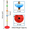 Outdoor Children's Tree Swing Platform Climbing Rope Reel Tree Swing Seat Room Swing Playground Accessories 4