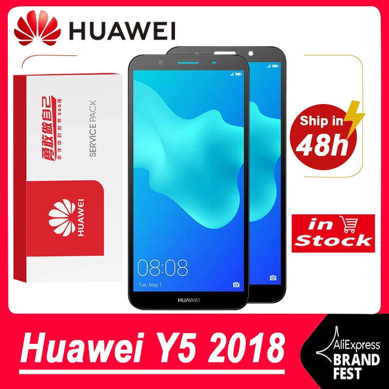 5 45 ''ЖК дисплей экран Замена для Huawei Y5 премьер-2018/Y5 2018 ЖК-дисплей с сенсорным