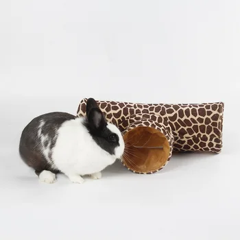 

you chong Supplies Rabbit T-connector Kittens gun di long Hedgehog T Tunnel Toy Totoro Leopord Pattern Channel