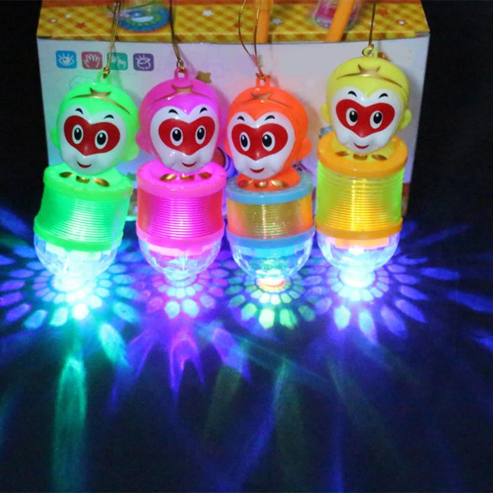 Flashlight Projection Spring Expansion Light Funny Bright Animal Toy for Children Kids ABS Light Toy New HOt Sale